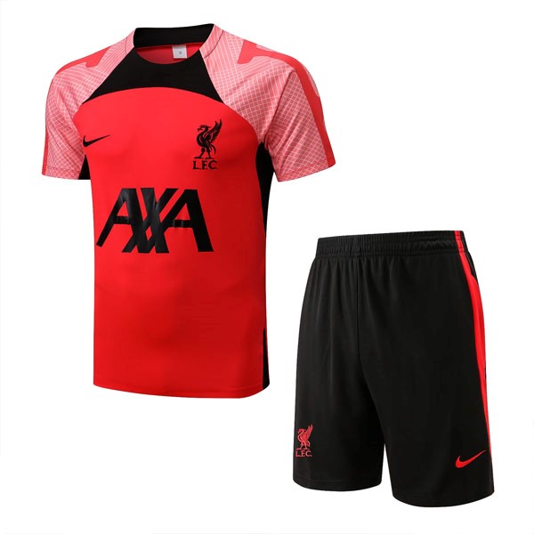 Camiseta Entrenamiento Liverpool Conjunto Completo 2022/23 Rojo 3